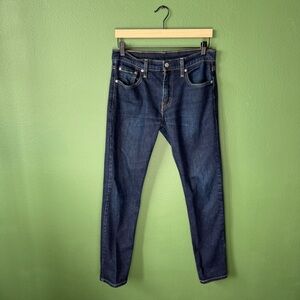 Levi's 502 Dark Wash Straight Leg Jeans Size 30x32